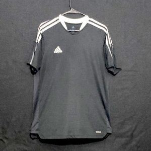 Adidas Large black Primegreen Aeroready soccer jersey